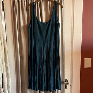 Maeve by Anthropologie Teal Sleeveless Dress